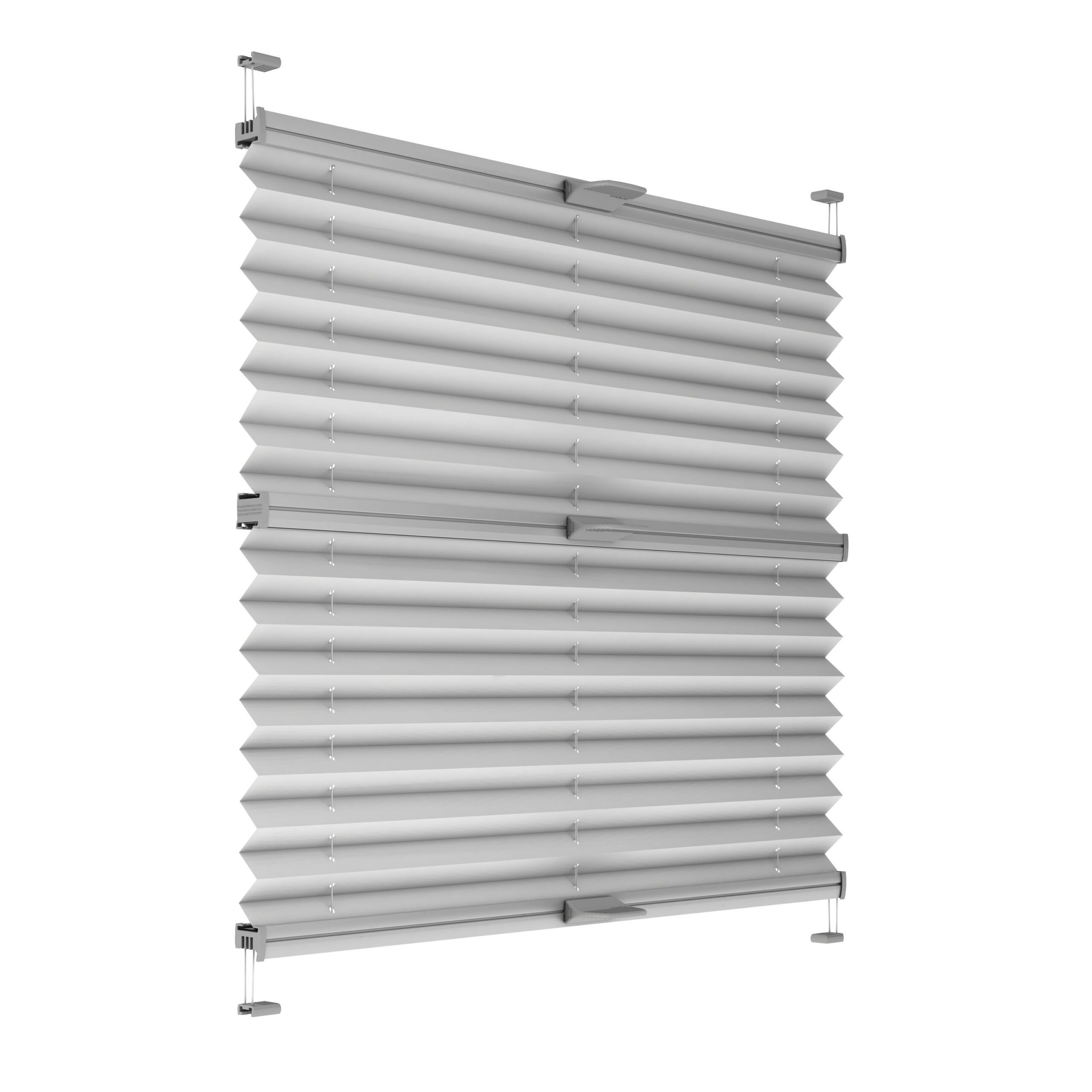 Double pleated blind